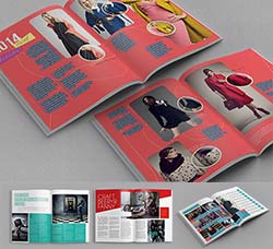 indesign模板－时尚杂志(通用型)：Fashion Magazine InDesign Template